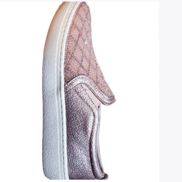 Skechers Women's Pink Ultra-Light Comfort Memory Foam Sneakers SZ 5/6 wide (7M) - Picture 6 of 9